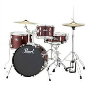 Pearl Roadshow RS584 4-Piece Drumset w/ Hardware & Cymbals - Wine Red