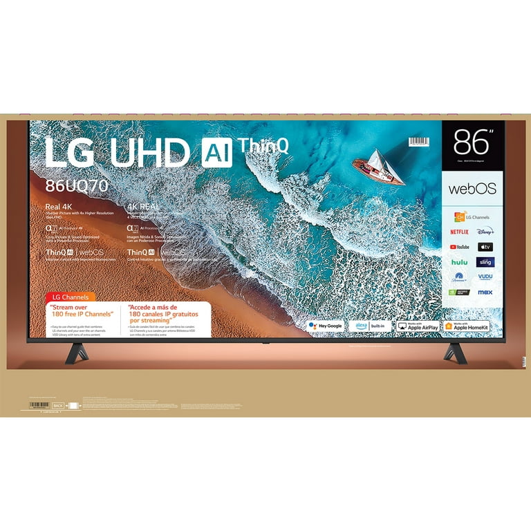  LG UP8770 86 pulgadas 4K UHD 120Hz Smart TV 86UP8770PUA (2021)  : Electrónica