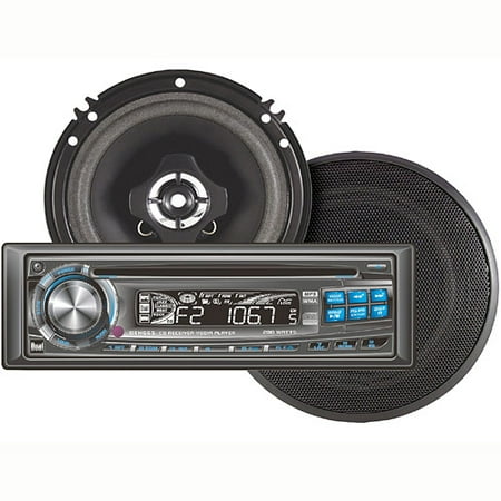 Dual CD Receiver w/ 6.5" Speaker Pair