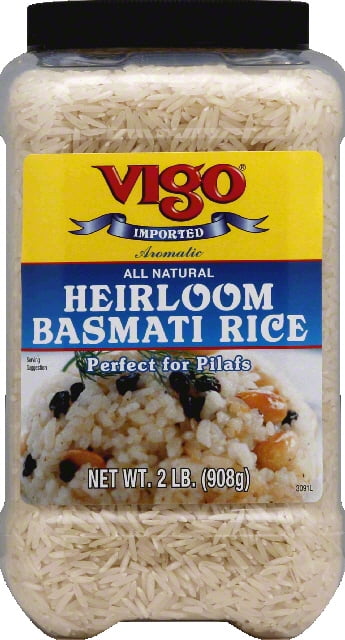 Vigo Basmati Rice, Heirloom by Vigo Importing