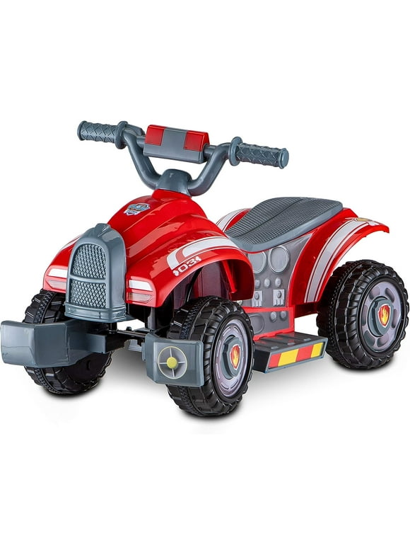 Kid Trax Nickelodeon's Paw Patrol Marshall Toddler 6 Volts Quad Electric Ride-on Toy, 18-30 Months
