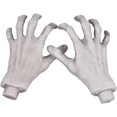 thumbnail image 2 of 1 Pair Halloween Skeleton Hands Realistic Plastic Skeleton Zombie Hands for Halloween Terror Scary Props Decorations, 2 of 6