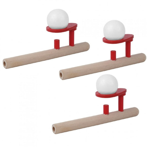 Blowing Pipe, Parent-child Kids Toddler Floating Blow Pipe Balls, Wooden for Kids above 3 Years Old Boys and Girls