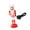 Red White Gift Box, variant on FVDPWYE Christmas Nutcracker Figurine 11.22'' Tall with Lights Standing Decorative Nutcracker Ornament for Desktop Centerpiece Family Red White
