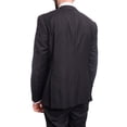 thumbnail image 5 of Napoli Modern Fit Solid Charcoal Gray Half Canvassed Wool Cashmere Blend Suit, 5 of 5