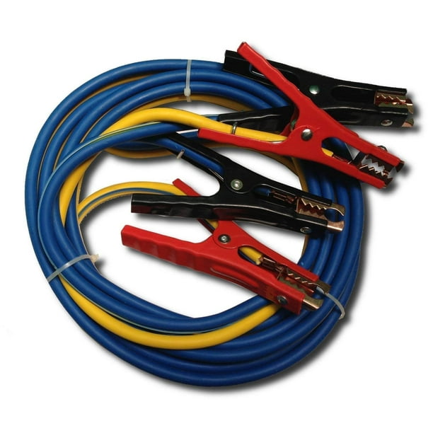 Premium Heavy Duty Jumper Booster Cables No Tangle Design (500 Amp 6