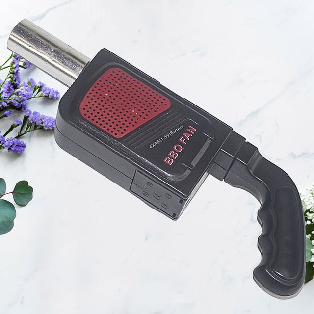 TABLETREANDS Soplador De Aire Portátil Negro Para Barbacoa Manual Ideal Para Camping Y Encendido De