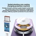 thumbnail image 6 of 25W for MagSafe Wireless Charger, Fast Magnetic Wireless Charging Pad Qi2.2 Certified Aluminum Alloy Glass Panel Ultra-thin Portable for iPhone 17 16 15 14 13 12 Series& AirPods 4-2 Pro, with US Adap, 6 of 10