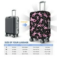 thumbnail image 6 of Daiia Breast Cancer Awareness (2) Luggage Cover, Thickened Washable Travel Luggage Covers, Elastic Unique Baggage Covers for 18-20 inch Luggage-Large, 6 of 9