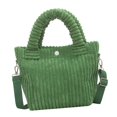 thumbnail image 4 of Bolso de mujer Salvador Corduroy Tote Bag verde, 4 of 6
