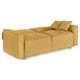 thumbnail image 5 of Sofá Cama Makora Abbot Mostaza Lino Memory Foam Respaldo con Reclinable de 3 Posiciones, 5 of 8