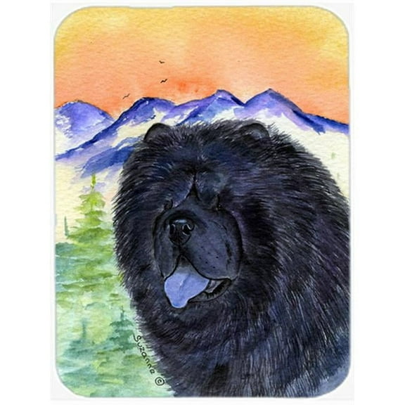 Carolines Treasures SS8191LCB Chow Chow Glass Cutting Board Large, 12H x 16W, multicolor