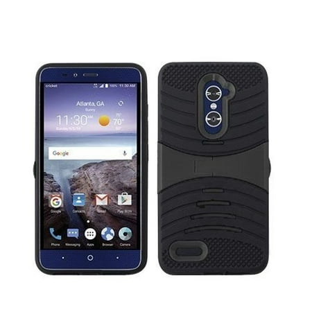 For ZTE Z MAX Pro / Carry Z981 / Blade X Max Z983 Dual Phone Cover Case - Black