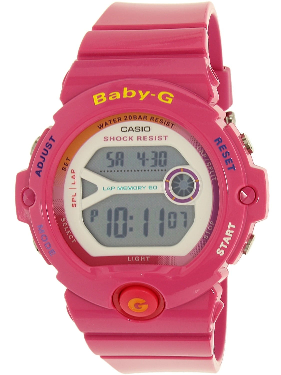 Casio - G-SHOCK Baby-G BG6903-4B Watch, Hot Pink - Walmart.com