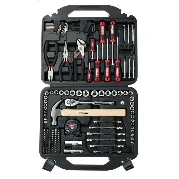 Hyper Tough 160 Piece Home Tool Set with Molded Case