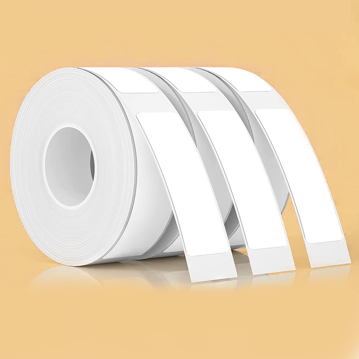 VOCOO Label Maker Replacement Tapes with 3 Rolls(200 Labels/Roll) 0