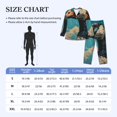 thumbnail image 3 of KLL Blue Watercolor Duck Sleepwear Mens Flannel Pajamas,Long Cotton Pj Set, 3 of 7