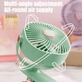 thumbnail image 5 of Clip Fan Rechargeable Battery Powered Fan 3 Speed Portable Small Fan Great For Outdoor Camping Home Office, Xinsrenus Under $5! Clip Fan Rechargeable Battery Powered, 5 of 6