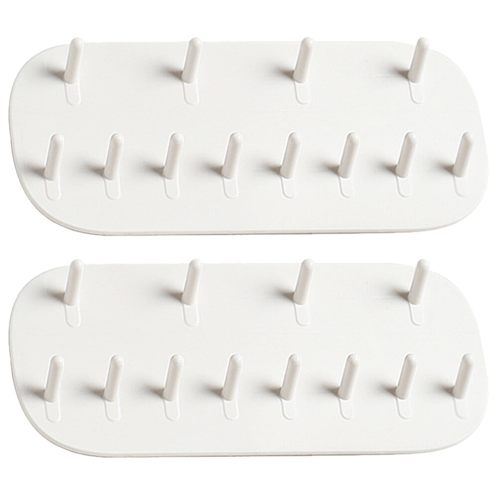 2Pcs Adhesive Necklace Hangers Adhesive Necklace Jewelry Holder Necklace Storage Organizer