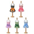 thumbnail image 4 of CBFFDC Robe de Princesse pour Animaux de Compagnie Costume de Princesse avec Nœud Papillon, Confortable et Doux, 4 of 7