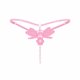 thumbnail image 3 of Ropa interior de encaje de cuerda Sexy para mujer, con lazo trasero Bragas, tanga con parte trasera en T, lencería transparente, bragas lindas con perlas, nuevo, 3 of 5