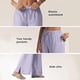 thumbnail image 5 of Pantalones Largos para las Mujeres Pantalones de Invierno Cálidos Upf 50 + Cintura Elástica Cordón Bolsillos Laterales Pierna Recta Hendidura Lateral, 5 of 7