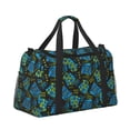 thumbnail image 2 of Fotbe Play Game Bolsa de Viaje con Estampado, Bolsa de Fin de Semana para Mujer con Compartimento para Zapatos, Bolsa de Gimnasio con Bolsillo Húmedo, 2 of 7