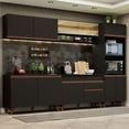 thumbnail image 2 of Madesa Gabinete de Cocina Integral Completa 310 cm Reims Negro 02, 2 of 10
