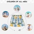 thumbnail image 6 of FORMRS Boys Swim Trunks Quick Dry Mesh Liner Boardshorts Sizes XS-XL, Retro Lemon Leaves, 6 of 7