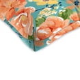 thumbnail image 5 of Jordan Manufacturing 18" x 18" Senorita Pelican Turquoise Floral Square Tufted Contoured Outdoor Wicker Seat Cushion (2 Pack), 5 of 11