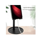 thumbnail image 4 of Soporte Escritorio Tablet Porta Celular Base Aluminio Lujo Xtellar Color Negro, 4 of 4