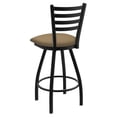 thumbnail image 2 of 410 Jackie 25" Swivel Counter Stool with Black Wrinkle Finish and Canter Sand Seat, 2 of 4