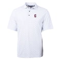 thumbnail image 2 of Men's Cutter & Buck White Greenville Drive Virtue Eco Pique Tile Print Recycled Polo, 2 of 3