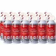 Office Depot Cleaning Duster, 10 Oz Compressed Canned Air for Electronics, Keyboard Cleaner for Computer, Laptop, PC, Printer, Office Equipment, Moisture-Free, Pack of 12