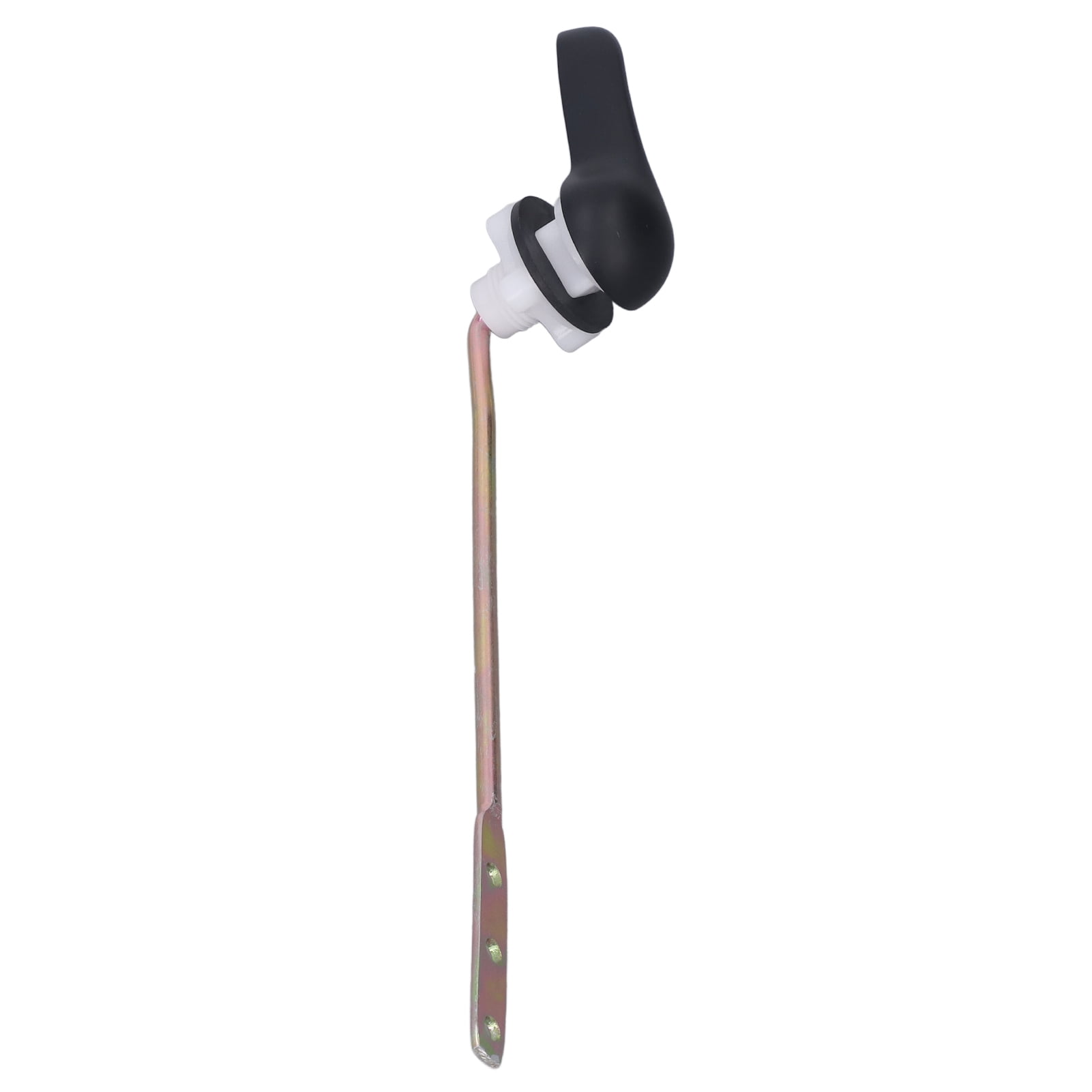 Universal Toilet Tank Flush Lever – Side Mount, Zinc Alloy Handle With Black Finish, Easy Installation