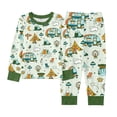 thumbnail image 4 of AWZXDE Girls Casual Long Sleeve Top And Pants Soft Play Outfit Comfortable Daily Wear Toddler Kids Two Piece Light Green,11-12 Years, 4 of 4