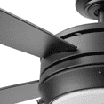 Better Homes & Gardens Peterson 42" Black Indoor Ceiling Fan with Light, 5 Blades, Pull Chains