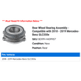 thumbnail image 2 of Rear Wheel Bearing Assembly - Compatible with 2018 - 2019 Mercedes-Benz GLC350e, 2 of 2