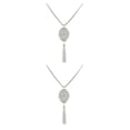 thumbnail image 3 of Qarigey Collar de mujer Collares de borlas únicos para decoración diaria Dorado, redondeado Type2 NO2 Qarigey CBP201613, 3 of 5