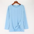 thumbnail image 4 of Vedolay Tween Girls Clothes 10-12 Tunic Knot Long Casual T-Shirt Front Kids Tee Blouse Girls Sleeve Tops Girls Tops, 4 of 5
