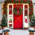 thumbnail image 2 of Uutvery Seasonal Couplet Door Curtain with Christmas Lights, 12x71 Inch Illuminated Decoration for Holiday Party and Home Festive Atmosphere, 2 of 6