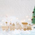 thumbnail image 4 of Decoración de Feliz Navidad Likrtyny adornos de tren de Navidad para fiestas y eventos, 4 of 6