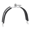 thumbnail image 1 of Unique Bargains Rubber Cushion Strut Clamp Rigid Steel Pipe Clamp Fit for 4-1/2' Tube and Pipe, 1 of 5