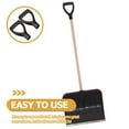 thumbnail image 5 of ifundom 2Pcs Black Plastic D Shaped Shovel Handles Replacement for Snow Shovel, 5 of 6