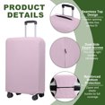 thumbnail image 3 of Uxcell Luggage Cover Protector for Travel and Business Trips with Elastic Design for Travel Business 28-29 inch Lavender Purple, 3 of 7