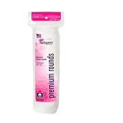 Swisspers Hypoallergenic 100% Cotton Rounds - 100 Beauty Rounds - 12 Pack