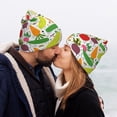 thumbnail image 5 of Lsque Cartoon Vegetables Pattern Knitted Beanie, Unisex Winter Hat, Knit Hat Winter Beanies Thick Fisherman Beanies Cuffed Plain Skull Caps, 5 of 6