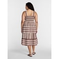 thumbnail image 2 of Terra and Sky Women's Plus Sleeveless Midi Tiered Dress, Sizes 0X-5X, 2 of 4