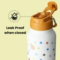 thumbnail image 6 of BOTTLE BOTTLE 32oz Insulated Water Bottle Stainless Steel Sport Water Bottle with Straw Dual-use Lid Design for Gym with Pill Box (Stellar Pop), 6 of 7