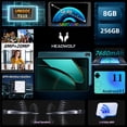 thumbnail image 2 of Headwolf hpad2 Android 11Tablet,11inch 2K Screen,Octa Core CPU,8GB RAM 256GB ROM,20W PD,8MP+20MP Dual Camera,Learning Tablet., 2 of 10